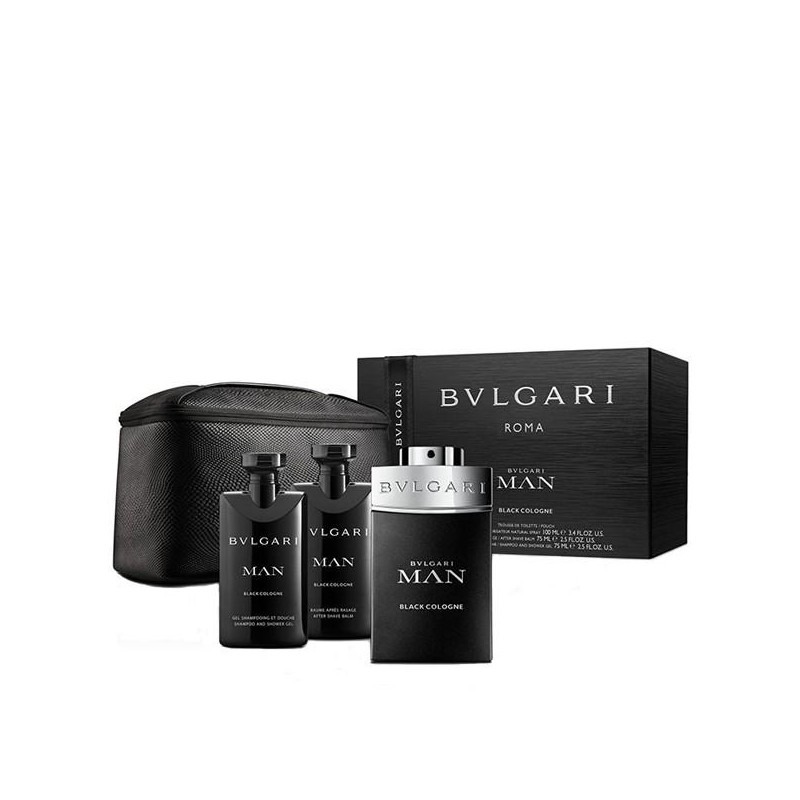 Set cadou Bvlgari Man Black Cologne pentru bărbați