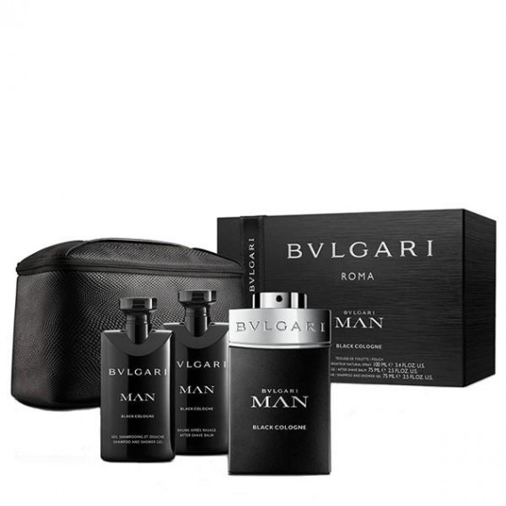 Set cadou Bvlgari Man Black Cologne pentru bărbați