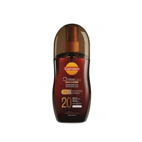 Carroten Omega Care Tan & Protect Suncare Oil Ulei de îngrijire solară