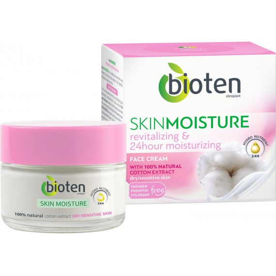 Cremă de față revitalizantă Bioten Skin Moisture pentru piele uscată și sensibilă