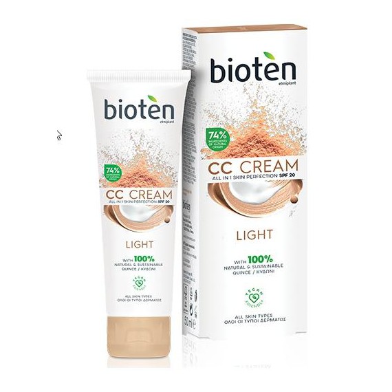 Bioten CC Cream SPF 20 Cremă CC hidratantă pentru față