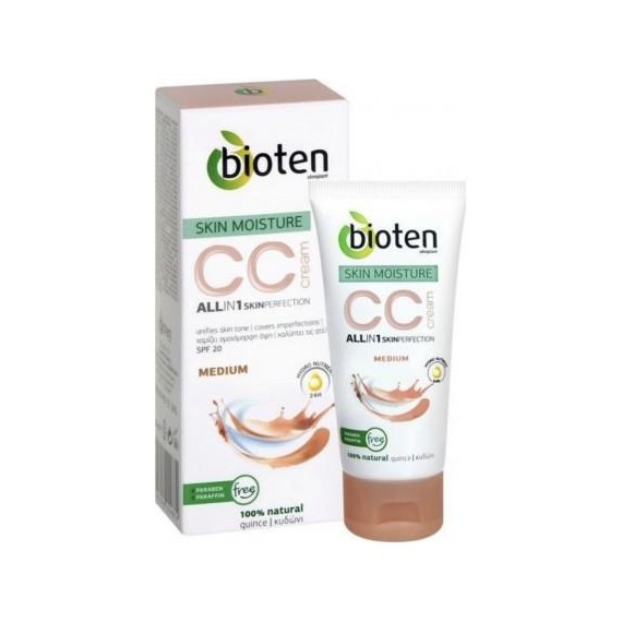 Bioten CC Cream SPF 20 Cremă CC hidratantă pentru față