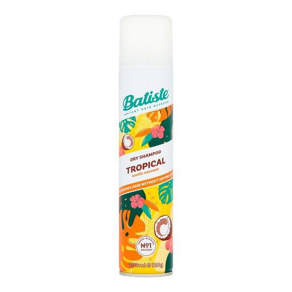 Batiste Dry Shampoo Șampon uscat tropical cu aromă tropicală