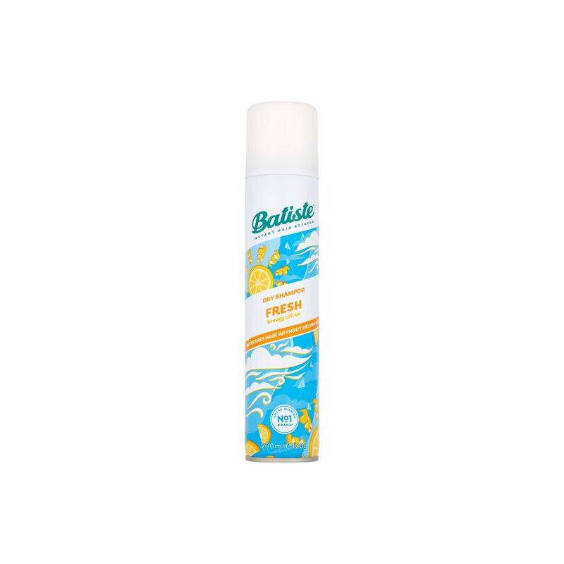 Batiste Dry Shampoo Șampon uscat proaspăt cu un parfum proaspăt