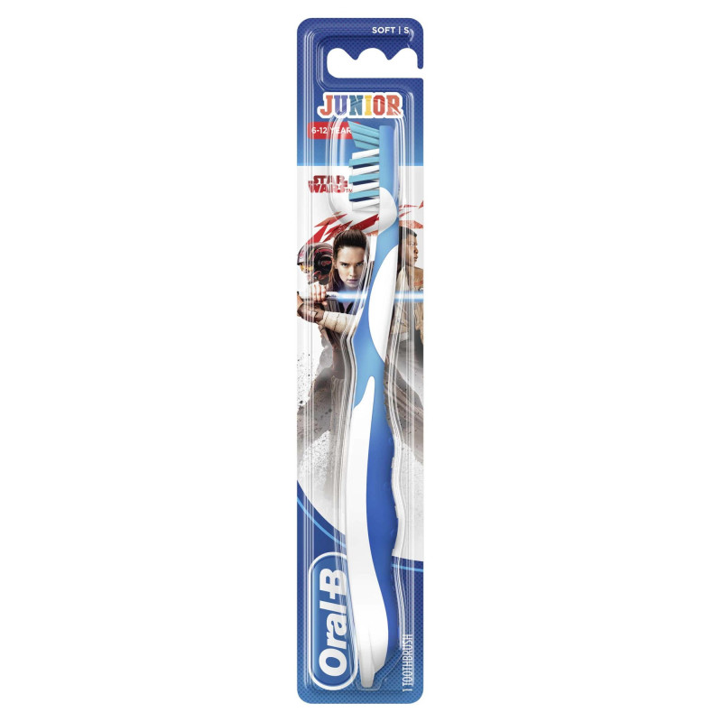 Oral-B Junior cu personaje din Star Wars. Periuță de dinți, Volum Moale 1 bucată