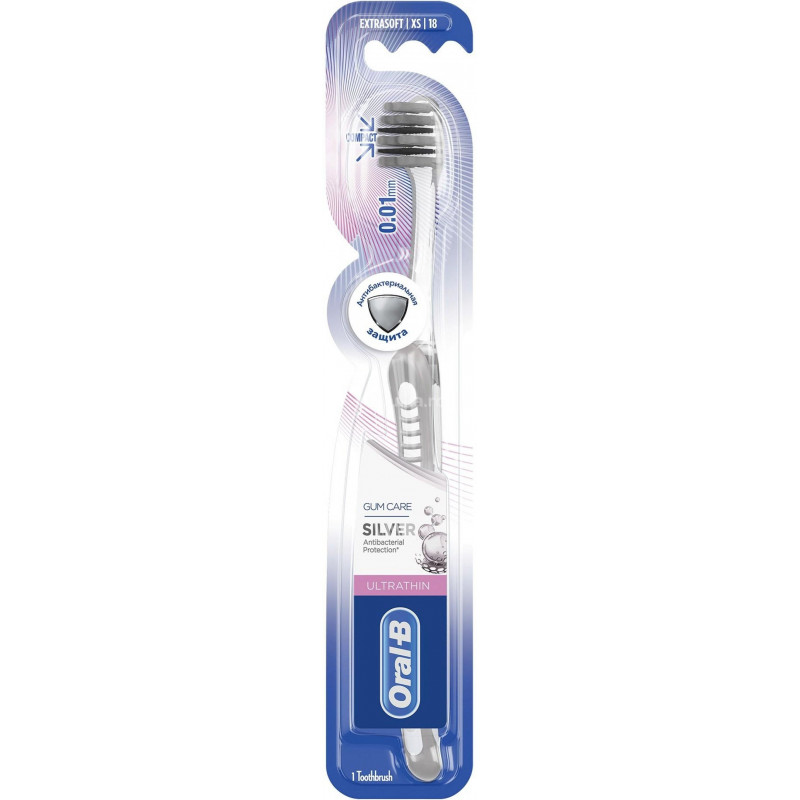Oral-B Ultra ThinCareSilver Periuta de dinti, Volum Extra Soft 1 bucată