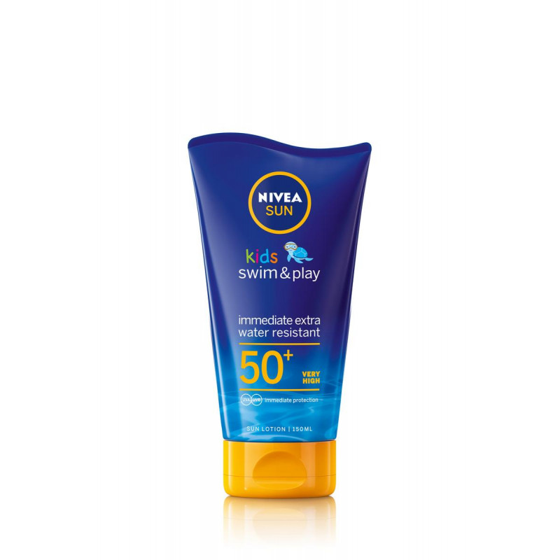 Nivea Sun Swim & Play SPF 50+ Loțiune pentru copii, Volum 150 ml