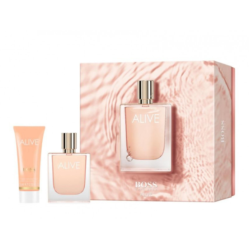 Set cadou Hugo Boss Alive pentru femei, Volum EDP 30 ml + 50 ml loțiune de corp