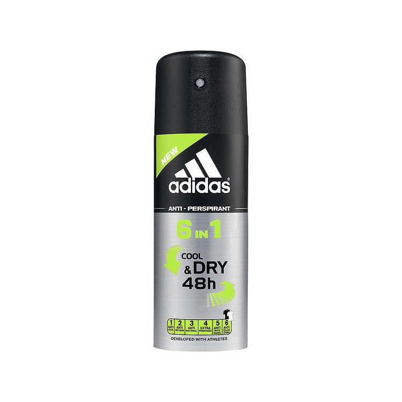 Adidas Cool & Dry 6 in 1 deodorant spray