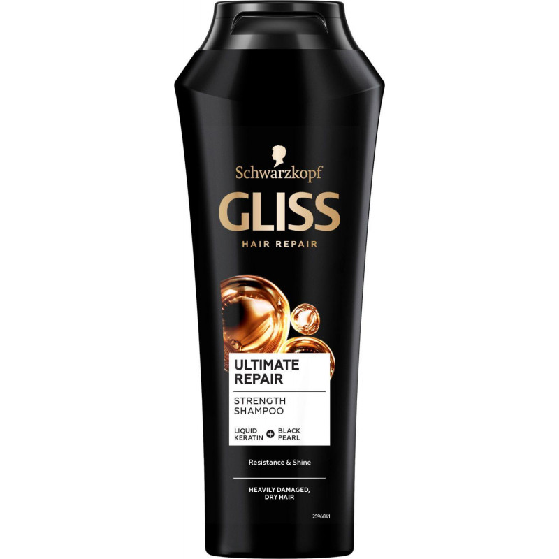 Gliss Ultimate Repair Șampon restaurator uscat și deteriorat, Volum 250 ml