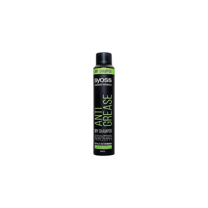 Syoss Anti-Grease Dry Dry Șampon, Volum 200 ml