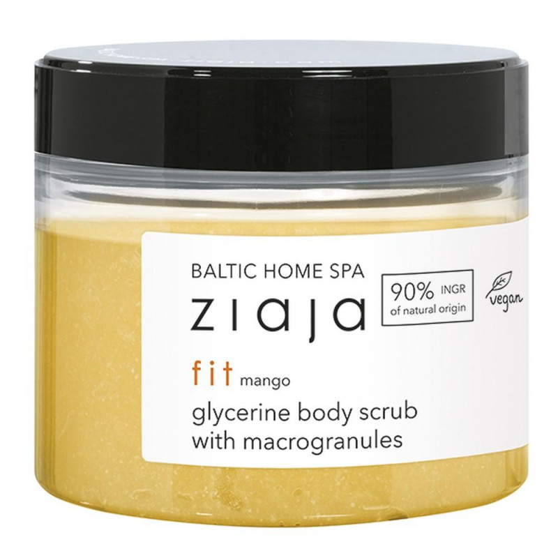 Ziaja Baltic Home Spa Fit Mango exfoliant cu bob aspru cu glicerina 300 ml, Volum 300 ml