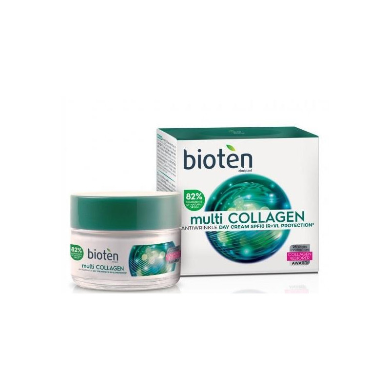 Bioten Multi-Collagen Antirid SPF 10 antirid cu colagen, Volum 50 ml