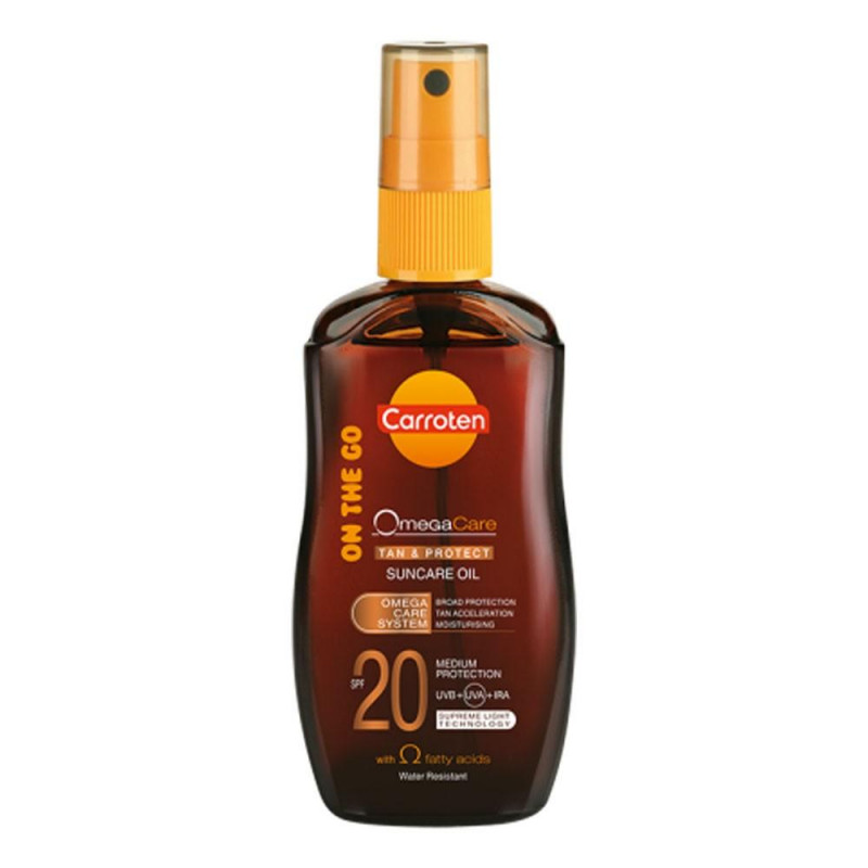 Carroten Omega Care Tan & Protect Suncare Oil SPF 20 Ulei de îngrijire - Image 1