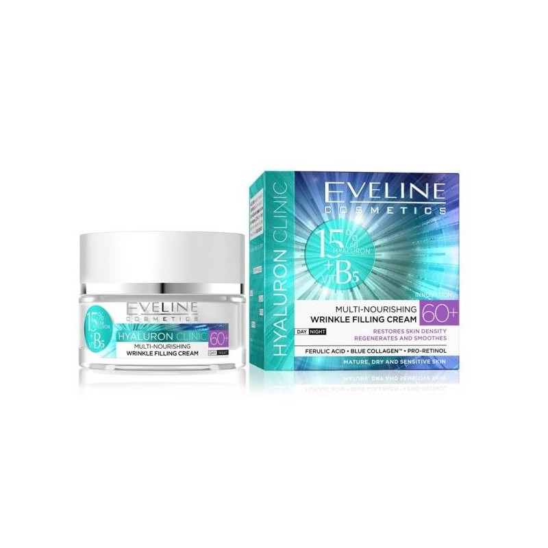 Evelin Bio Hyaluron Cremă de zi/noapte 60+, Volum 50 ml