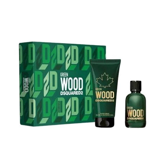 Dsquared Green Wood For Him Set cadou pentru barbati - Image 1