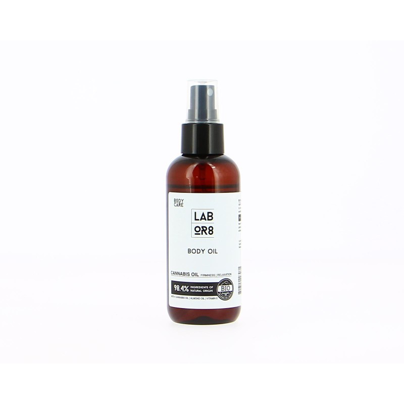 Labor8 Hemp body oil Ulei de corp cu ulei de cânepă Volum 130 ml