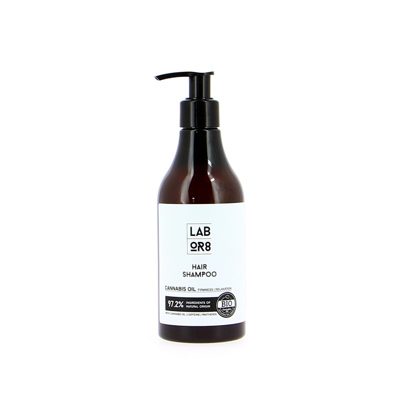 Labor8 Hemp hair shampoo Șampon de păr cu ulei de cânepă Volum 270 ml