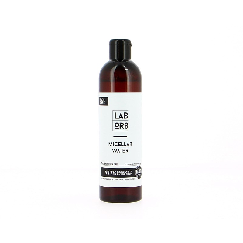 Labor8 Hemp miccelar water Apă micelară cu ulei de cânepă Volum 300 ml