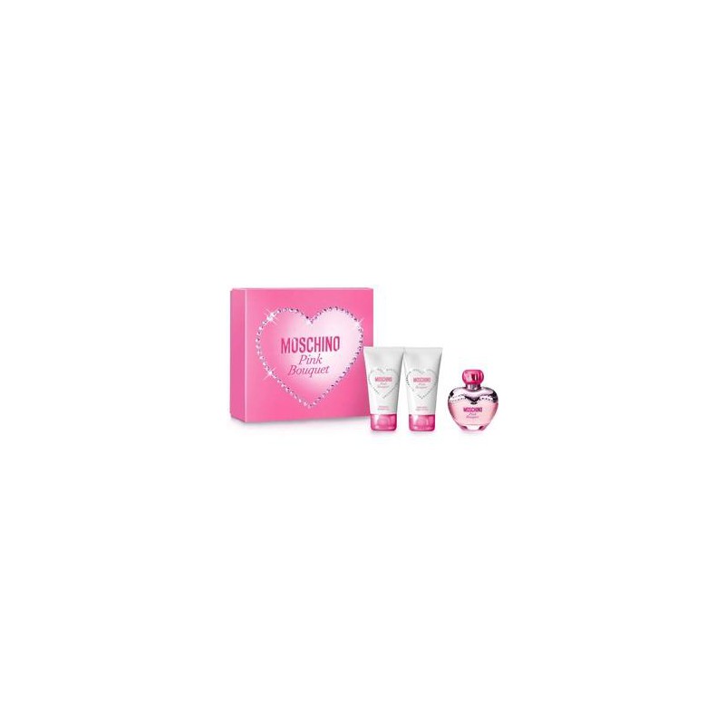 Set cadou pentru femei Moschino Pink Bouquet