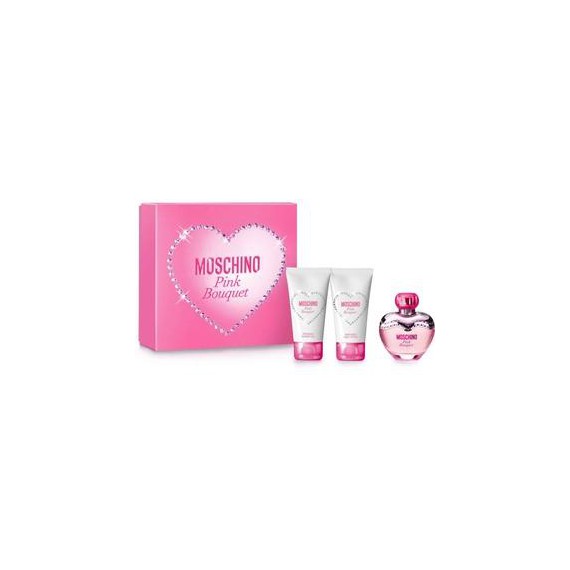 Set cadou pentru femei Moschino Pink Bouquet