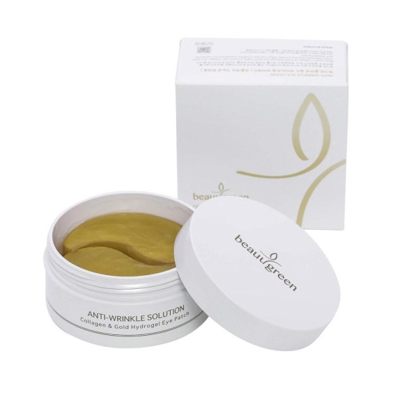 Beauugreen Collagen & Gold Hydrogel Eye Patch plasturi hidrogel pentru ochi cu colagen și aur