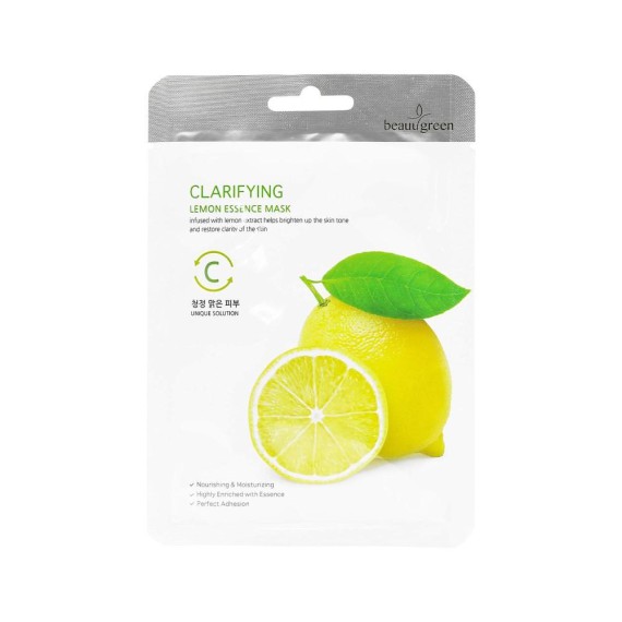 Beauugreen Clarifying Lemon Essense Mask masca de fata luminoasa cu lamaie