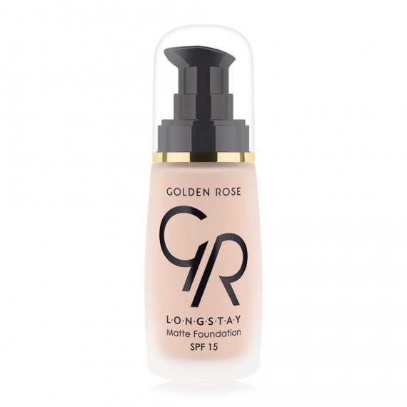 Golden Rose Longstay Matte SPF 15 Fond de ten de lungă durată cu efect de mată