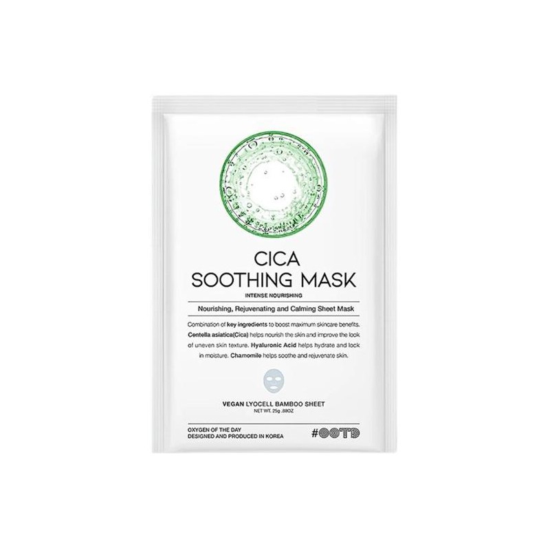 OOTD Cica Soothing Mask Mască de centella liniștitoare