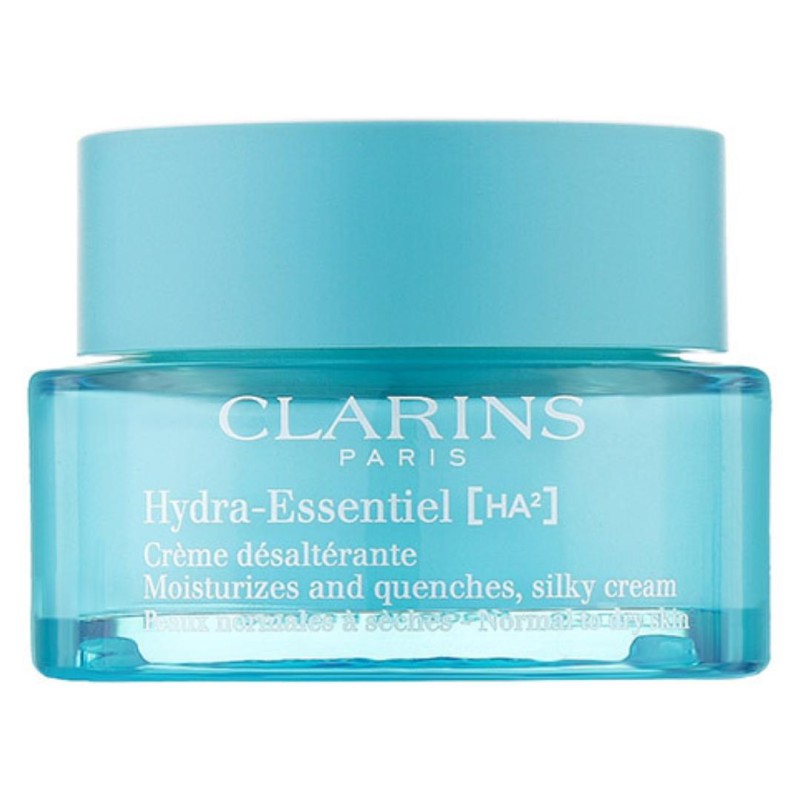 Clarins Hydra Essentiel [HA²] Silky Day Cream Cremă de față hidratantă și fermă cu Calendula cu Acid Hialuronic