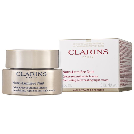 Clarins Nutri Lumiere Nuit Cremă de întinerire de noapte antirid pentru pielea matură