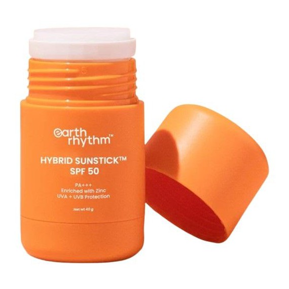 EARTH RHYTHM Mineral Hybrid Sunstick SPF 50 PA+++ Stick de față cu protecție solară hibridă SPF 50