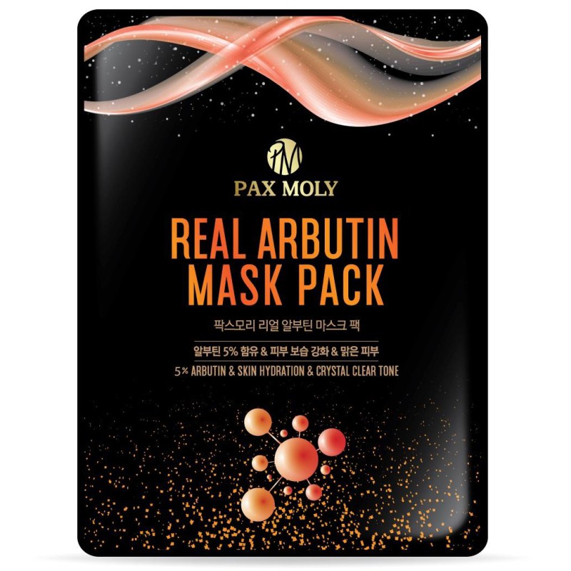 PaxMoly Real Arbutin Mask Pack Mască de față cu arbutină