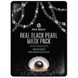 PaxMoly Real Black Pearl Mask Pack Mască de față cu hidrogel cu perle negre și auriu