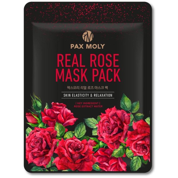 PaxMoly Real Rose Mask Pack Mască de față cu trandafir