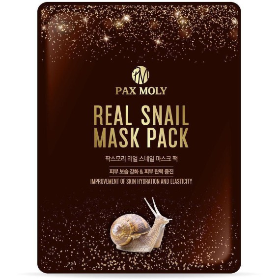 PaxMoly Real Snail Mask Pack Mască de față cu secreție de melc
