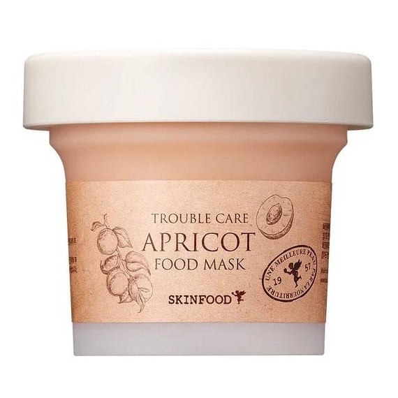 SKINFOOD Apricot Food Mask Mască de curățare pentru față cu pere și mentă