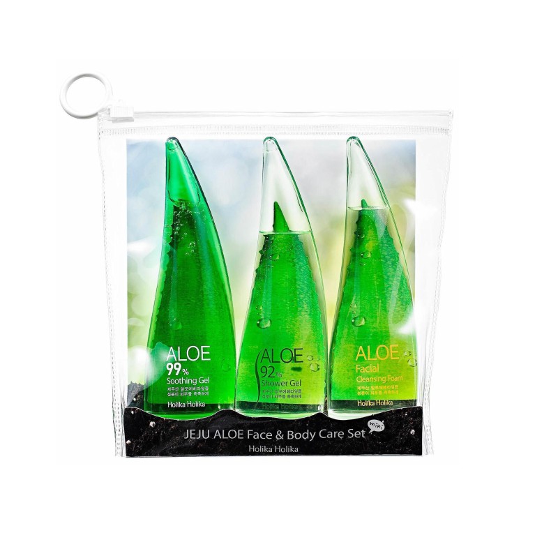 Holika Holika Jeju Aloe Face & Body Care Set Trusa pentru fata si corp cu aloe