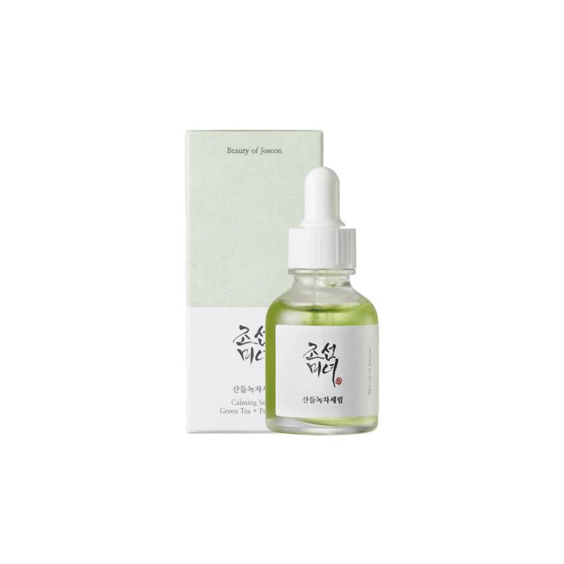 Beauty of Joseon Calming Serum: Green Tea + Panthenol Ser de față liniștitor cu ceai verde și pantenol, Volum 30 ml