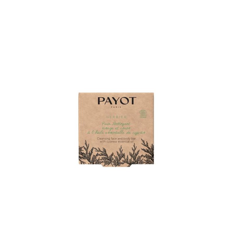 Payot Herbier Face And Body Cleansing Bar With Cypress Essential Oil Baton de curățare cu ulei esențial de chiparos