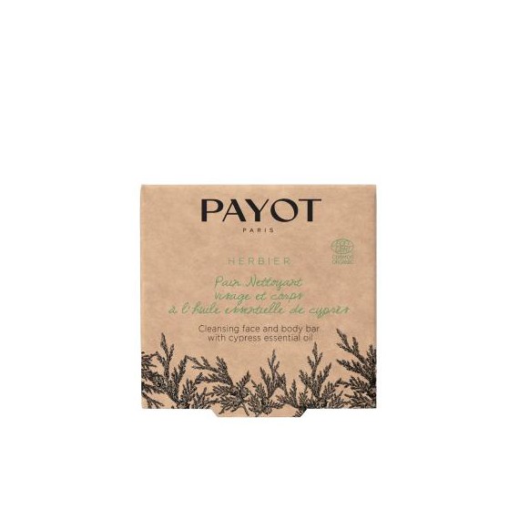 Payot Herbier Face And Body Cleansing Bar With Cypress Essential Oil Baton de curățare cu ulei esențial de chiparos