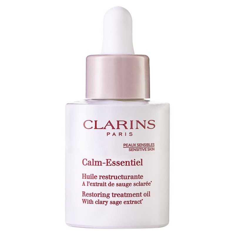 Clarins Calm Essentiel Restoring Treatment Oil Ulei facial hrănitor cu efect calmant, Tester