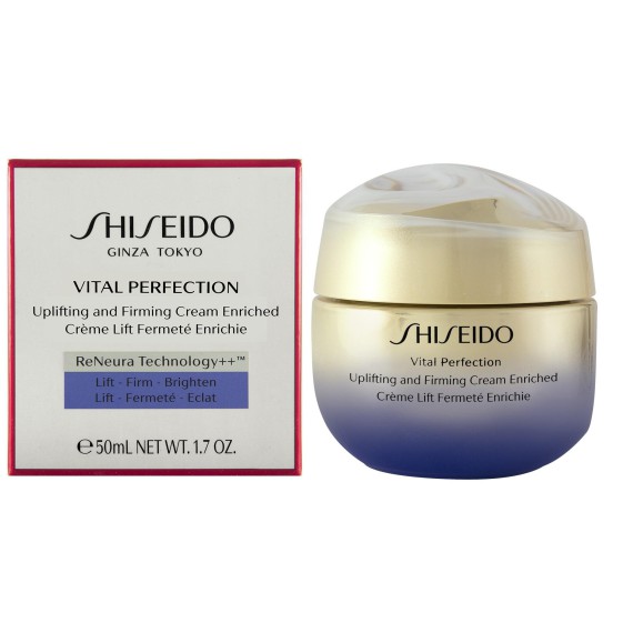 Shiseido Vital Perfection Uplifting and Firming Cream Enriched O crema de fata bogata de zi cu efect de lifting