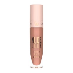 Ruj lichid Golden Rose Nude Look Velvety Matte cu efect mat