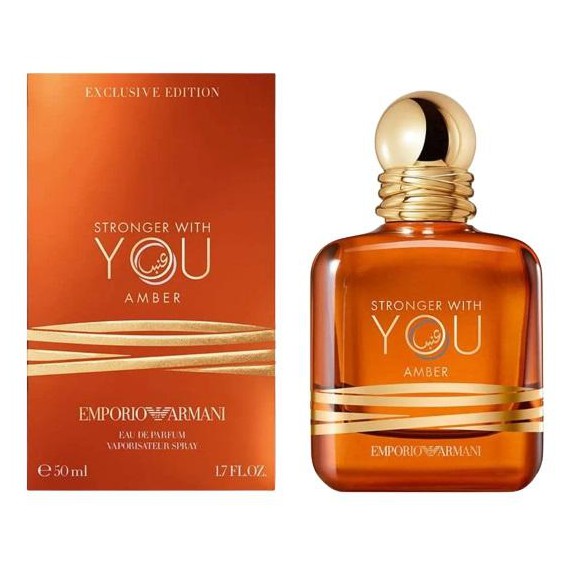 Giorgio Armani Stronger With You Amber Apa de parfum pentru barbati EDP