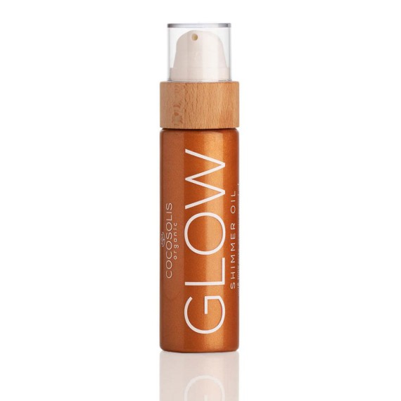 Cocosolis Glow Shimmer Oil Un ulei uscat care strălucește și hidrata în mod natural, cu particule strălucitoare