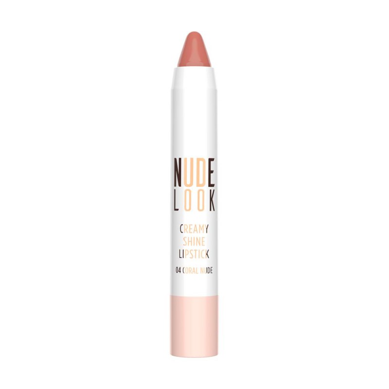 Ruj Golden Rose Nude Look Creamy Shine cu efect de strălucire