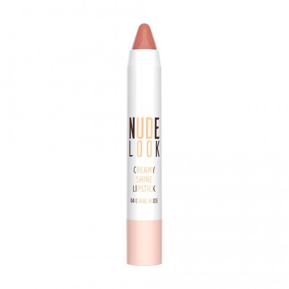 Ruj Golden Rose Nude Look Creamy Shine cu efect de strălucire