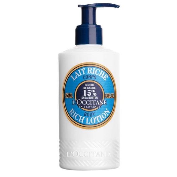 L`Occitane Body Rich Lotion Shea Butter Loțiune de corp Shea pentru femei neambalată