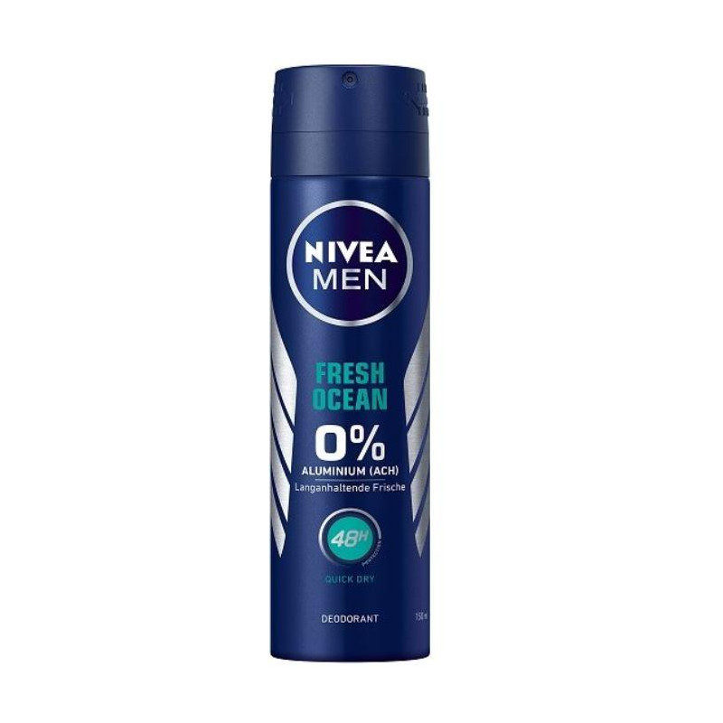 NIVEA MEN Deo Spray Fresh Ocean, Volum 150 ml
